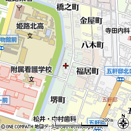 兵庫県姫路市竹田町6周辺の地図