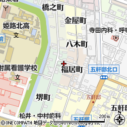 兵庫県姫路市竹田町26周辺の地図