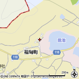 兵庫県小野市福甸町90周辺の地図