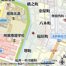 兵庫県姫路市竹田町5-4周辺の地図