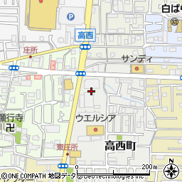 大阪府高槻市高西町5周辺の地図