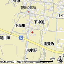 京都府綴喜郡宇治田原町南東小野周辺の地図
