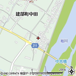 岡山県岡山市北区建部町中田702周辺の地図