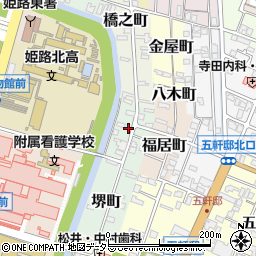 兵庫県姫路市竹田町5-3周辺の地図