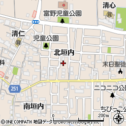 京都府城陽市富野北垣内62-31周辺の地図