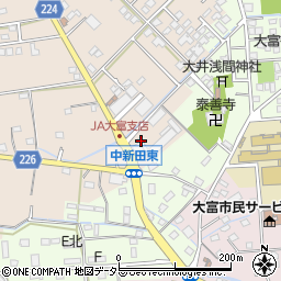 ＪＡ大井川シャネン株式会社　大富給油所周辺の地図