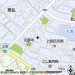 愛知県豊川市八幡町上宿46周辺の地図