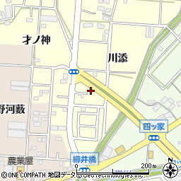 愛知県豊川市樽井町川添67-10周辺の地図