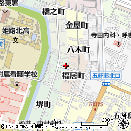 兵庫県姫路市竹田町27周辺の地図
