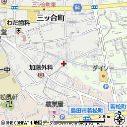 静岡県島田市三ッ合町2657周辺の地図