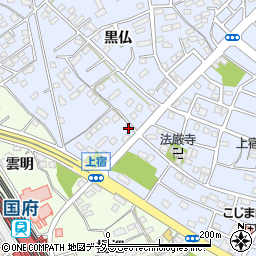 愛知県豊川市八幡町上宿18周辺の地図