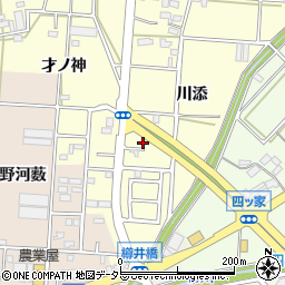 愛知県豊川市樽井町川添67-8周辺の地図