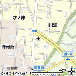 愛知県豊川市樽井町川添67-7周辺の地図