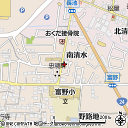 城陽警察署富野荘交番周辺の地図