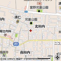京都府城陽市富野北垣内68周辺の地図