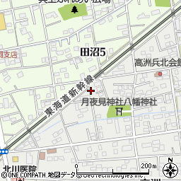 静岡県藤枝市高洲8周辺の地図