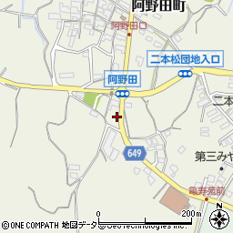 三重県亀山市阿野田町1214周辺の地図