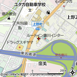 愛知ダイハツＵ－ＣＡＲ豊川インター店周辺の地図
