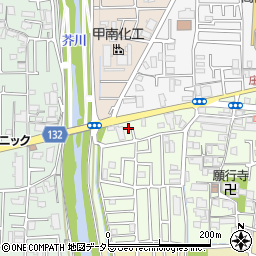 大阪府高槻市庄所町4-16周辺の地図