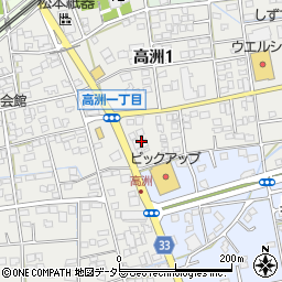 株式会社一条工務店　藤枝高洲展示場周辺の地図