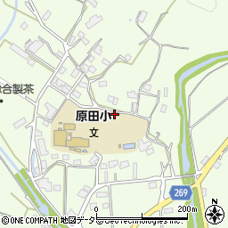 静岡県掛川市原里2166周辺の地図