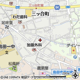 静岡県島田市三ッ合町2666-19周辺の地図