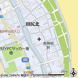 静岡県焼津市田尻北周辺の地図