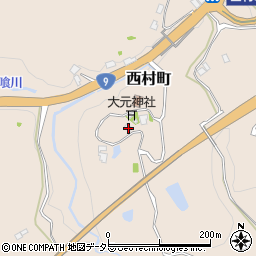 島根県浜田市西村町1898周辺の地図
