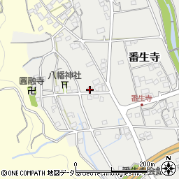 静岡県島田市番生寺123-1周辺の地図