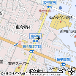 売るナビ姫路今宿店周辺の地図