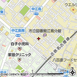 三重県鈴鹿市中江島町2-9周辺の地図