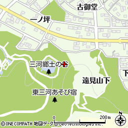 愛知県豊川市御油町桧沢周辺の地図