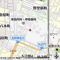 兵庫県姫路市城東町五軒屋周辺の地図
