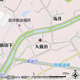 愛知県豊橋市賀茂町大養治周辺の地図