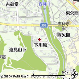 愛知県豊川市御油町下川原62周辺の地図