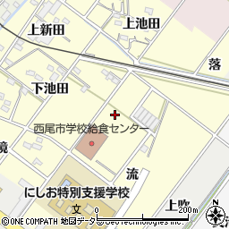 愛知県西尾市須脇町高河原周辺の地図