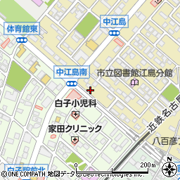 三重県鈴鹿市中江島町16-7周辺の地図