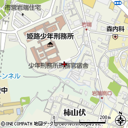 少年刑務所刑務官宿舎周辺の地図