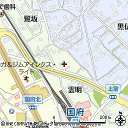 愛知県豊川市久保町日影周辺の地図