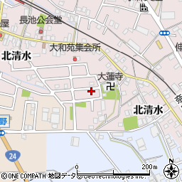 京都府城陽市長池北清水64-96周辺の地図