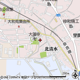 京都府城陽市長池北清水91周辺の地図