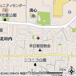 京都府城陽市富野北垣内33-5周辺の地図