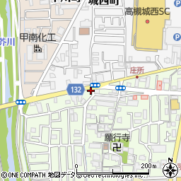 大阪府高槻市庄所町4-1周辺の地図