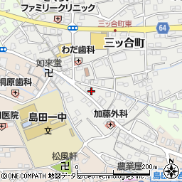 静岡県島田市三ッ合町2670周辺の地図