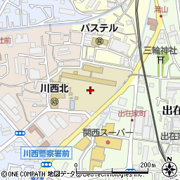 兵庫県川西市丸の内町7周辺の地図