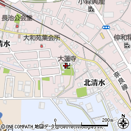京都府城陽市長池北清水115周辺の地図