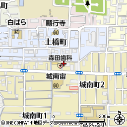 土橋町集会所周辺の地図