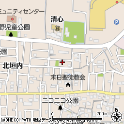 京都府城陽市富野北垣内33-9周辺の地図