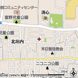 京都府城陽市富野北垣内25周辺の地図