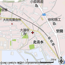 京都府城陽市長池北清水1周辺の地図